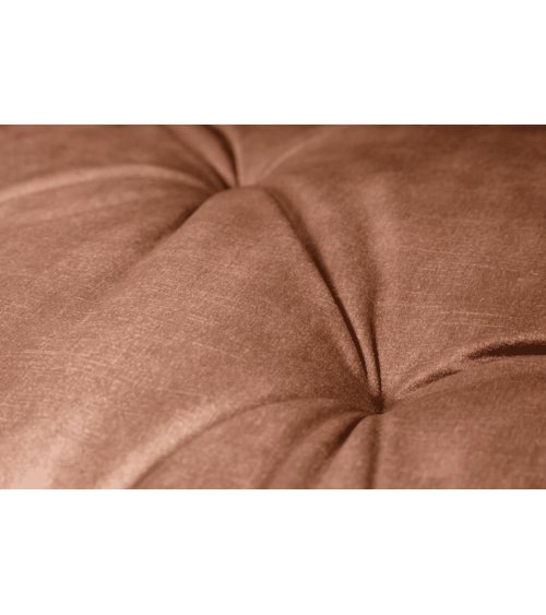 Tabouret de bar MILANO 75 cm en velours marron