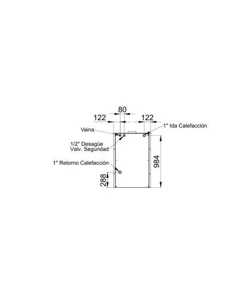 Produzione europea di CABIMAS woodstove 4 facce 16 kW sul nostro negozio on line