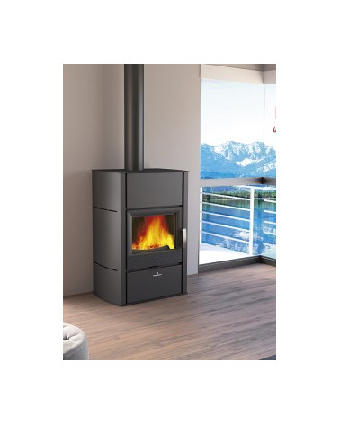 Poêle à bois CAMINOS 3 faces vitrées 13 kW fabrication européenne sur notre boutique en ligne