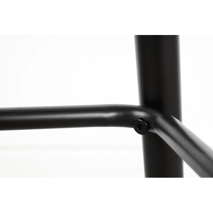 Tabouret de bar MILANO 75 cm en velours marron