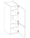 Móveis de cozinha STILO 210x350 cm cinza/carvalho