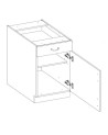 Ensemble cuisine STILO gris argile/blanc 250 cm