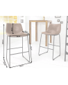 Chaise de bar DJANGO vintage marron