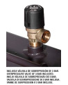 Insert à bois HYDRO-BRONPI-80-E-Vision 27/22 kw
