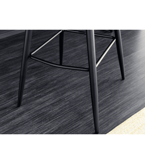 Chaise de bar EUPHORIA 74 cm en velours vert