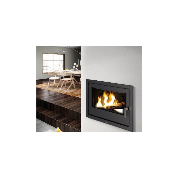Stufa a legna HYDRO-BRONPI-80-E-  27/22 kw