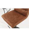 Tabouret de bar COMFORT 64-85 cm marron antique