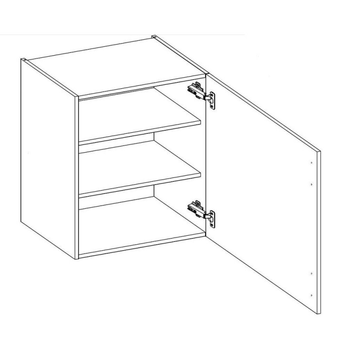 Conjunto muebles de cocina de esquina LUNA gris /roble 285x170 cm