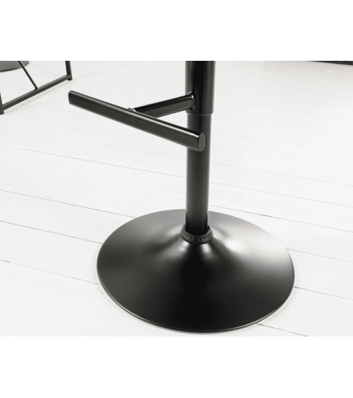 Tabouret de bar COMFORT 64-85 cm marron antique