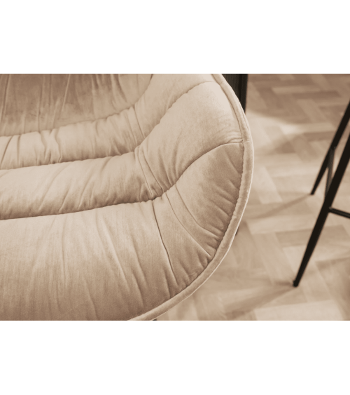 Tabouret de bar THE DUTCH COMFORT 76 cm  champagne