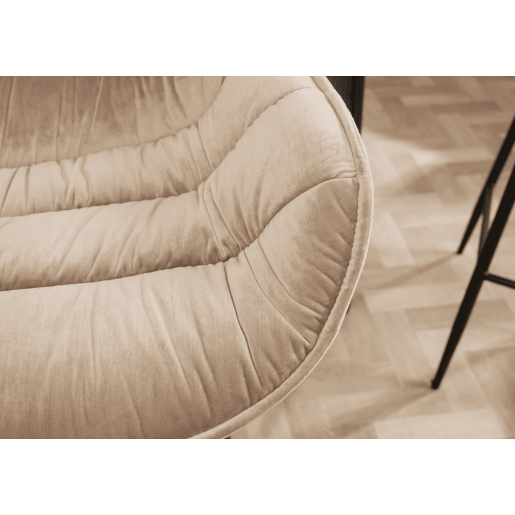 Tabouret de bar THE DUTCH COMFORT 76 cm  champagne