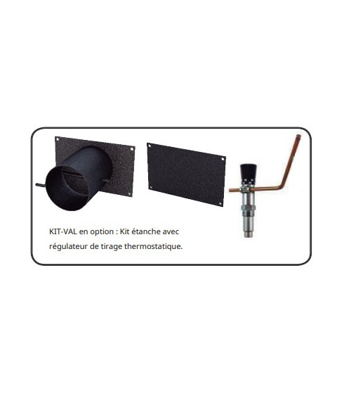Houtkachel CAMINOS 3-zijdig glas 13 kW