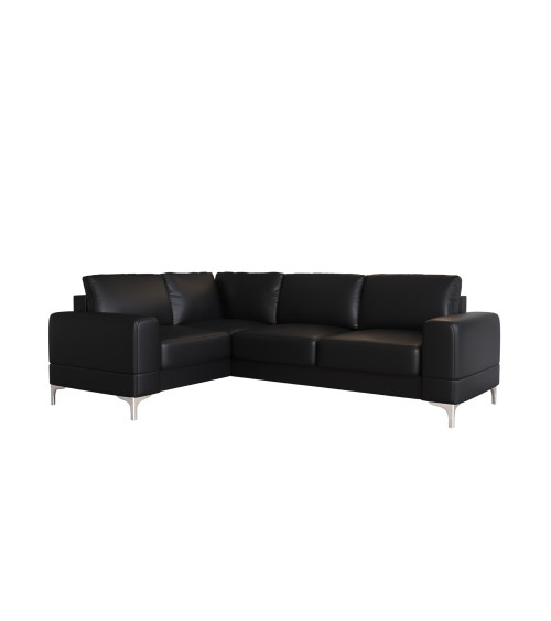 Canapé d'angle convertible en cuir ARIA II 250 x 185 cm en plusieurs couleurs