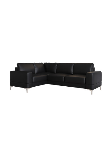 Canapé d'angle convertible en cuir ARIA II 250 x 185 cm en plusieurs couleurs