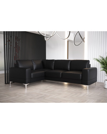 Canapé d'angle convertible ANDRE 202 x 85 cm en plusieurs couleurs