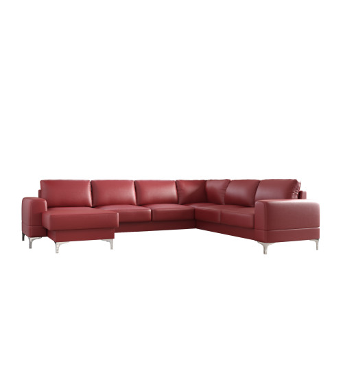 Canapé d'angle convertible ANDRE 202 x 85 cm en plusieurs couleurs
