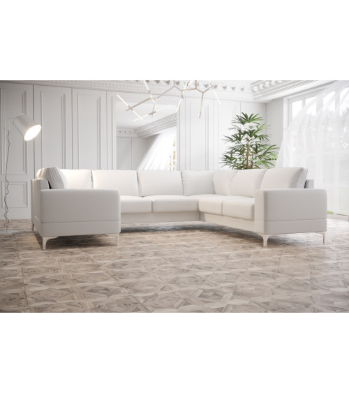 Divano convertibile a U in pelle ARIA MAX III 245 × 315 × 175 cm in vari colori