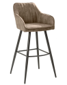 Chaise de bar TURIN taupe
