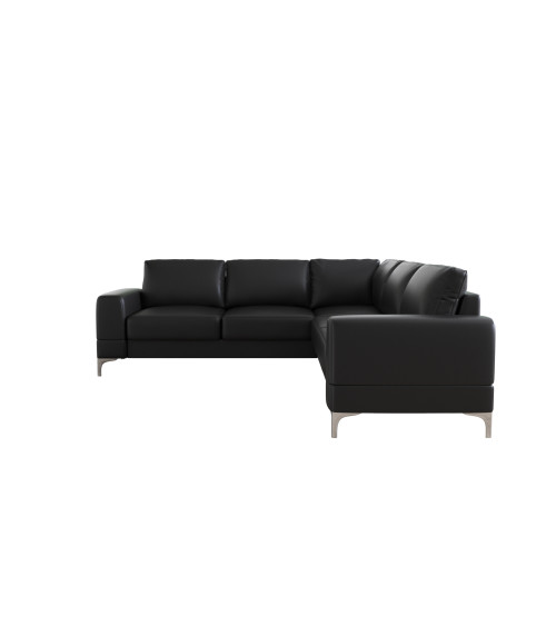 Divano angolare trasformabile in pelle ARIA MAX 250 x 250 cm in vari colori