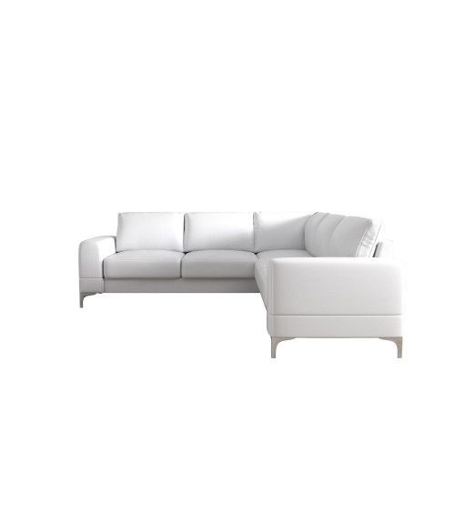 Canapé d'angle convertible en cuir ARIA MAX 250 x 250 cm en plusieurs couleurs