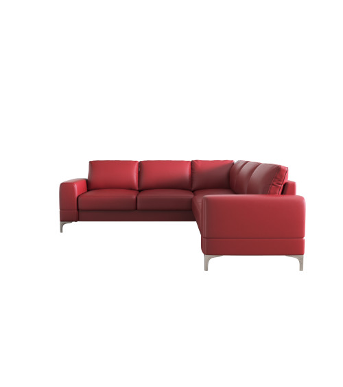 Canapé d'angle convertible en cuir ARIA MAX 250 x 250 cm en plusieurs couleurs