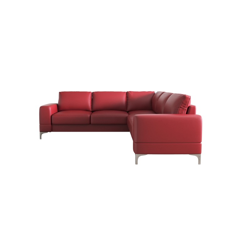 Canapé d'angle convertible en cuir ARIA MAX 250 x 250 cm en plusieurs couleurs