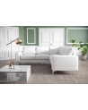 Canapé d'angle convertible en cuir ARIA MAX 250 x 250 cm en plusieurs couleurs