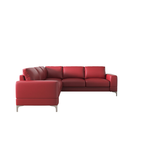 Sofá rinconera convertible de cuero ARIA II 250 x 250 cm en varios colores