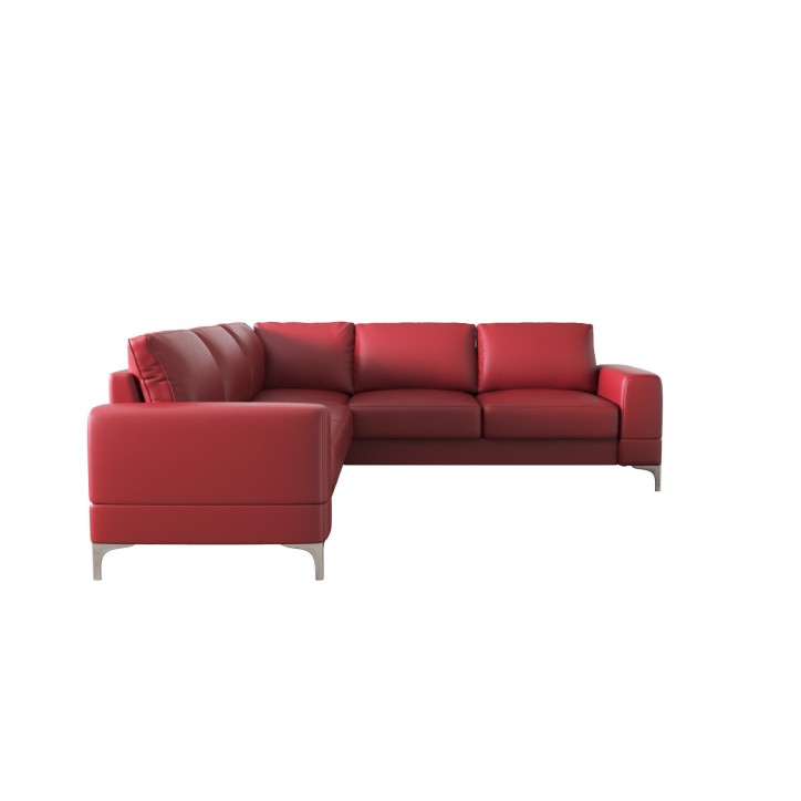 Sofá rinconera convertible de cuero ARIA II 250 x 250 cm en varios colores