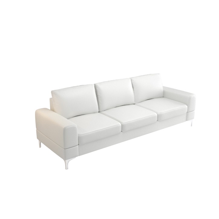 Sofá 3 plazas convertible de cuero ARIA DL 250 cm en varios colores