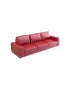 Sofá 3 plazas convertible de cuero ARIA DL 250 cm en varios colores