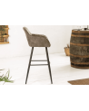 Chaise de bar TURIN taupe