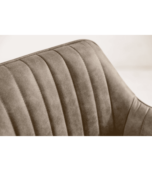 Chaise de bar TURIN taupe
