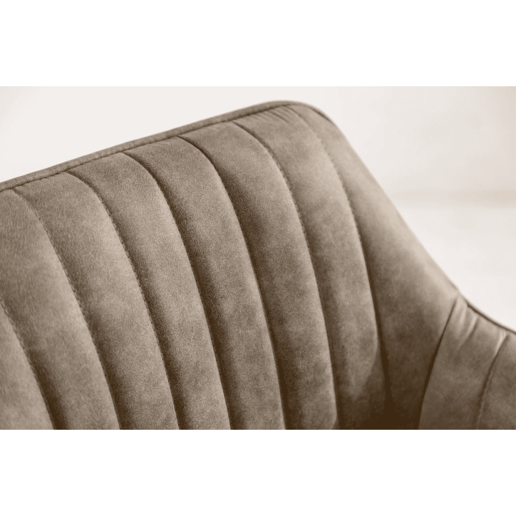 Chaise de bar TURIN taupe