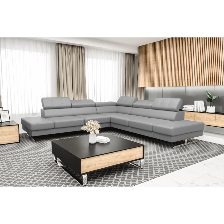 copy of Canapé d'angle reversible ANDRE 202 x 85 cm en plusieurs couleurs