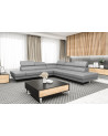 Sofá rinconera de cuero EMPORIO MAX 300 × 300 cm en varios colores