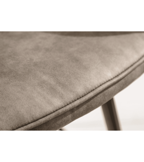Chaise de bar TURIN taupe