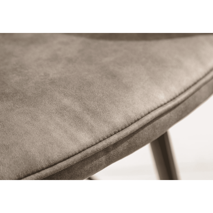 Chaise de bar TURIN taupe