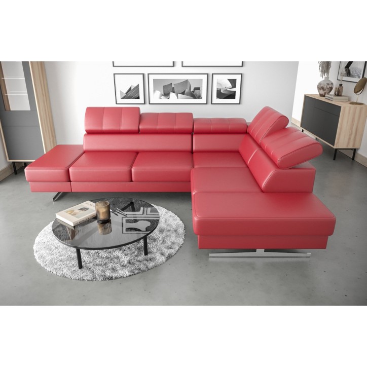 copy of Canapé d'angle reversible convertible ANDRE 202 x 85 cm en plusieurs couleurs
