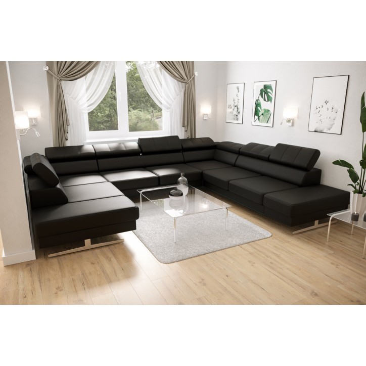 copy of Canapé d'angle reversible convertible ANDRE 202 x 85 cm en plusieurs couleurs