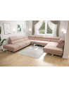 Sofá rinconera de cuero EMPORIO MAX I 300 x 350 x 220 cm en varios colores