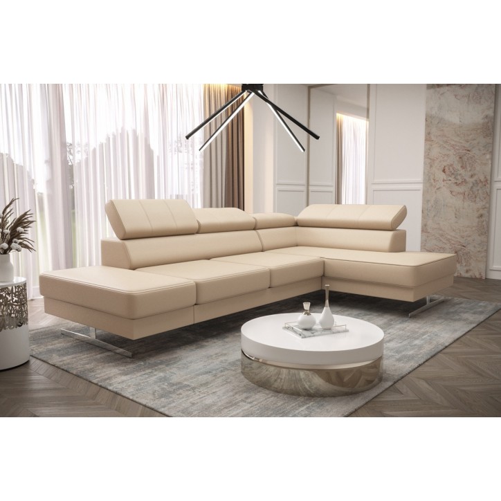copy of Canapé d'angle reversible convertible ANDRE 202 x 85 cm en plusieurs couleurs