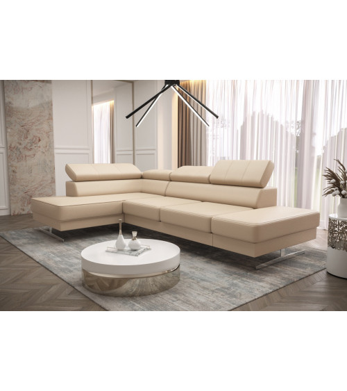 copy of Canapé d'angle reversible convertible ANDRE 202 x 85 cm en plusieurs couleurs