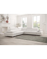 Sofá rinconera convertible de cuero GALAXY MAX 280 x 280 cm en varios colores
