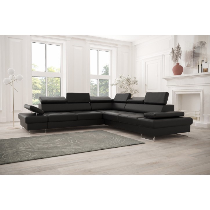copy of Canapé d'angle reversible convertible ANDRE 202 x 85 cm en plusieurs couleurs