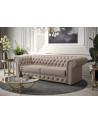 Canapé 3 places convertible en cuir MANCHESTER III 218 cm en plusieurs couleurs