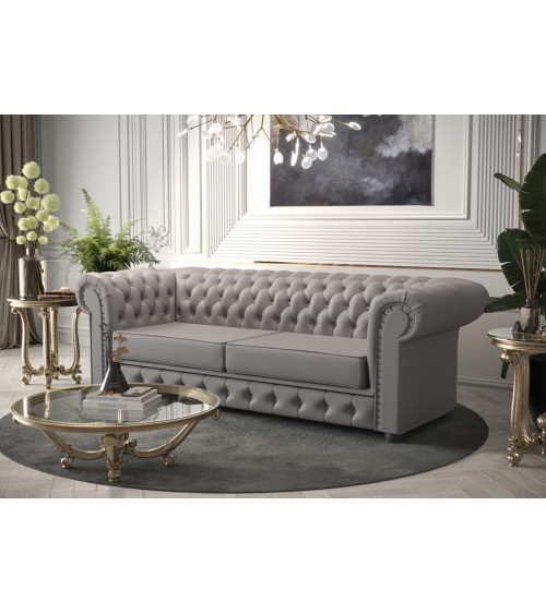 Canapé d'angle convertible ANDRE 202 x 85 cm en plusieurs couleurs
