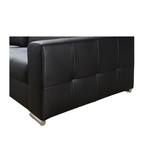 Canapé d'angle convertible ANDRE 202 x 85 cm en plusieurs couleurs
