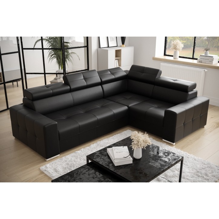 copy of Canapé d'angle reversible convertible ANDRE 202 x 85 cm en plusieurs couleurs