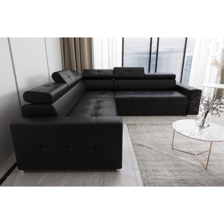 copy of Canapé d'angle reversible convertible ANDRE 202 x 85 cm en plusieurs couleurs